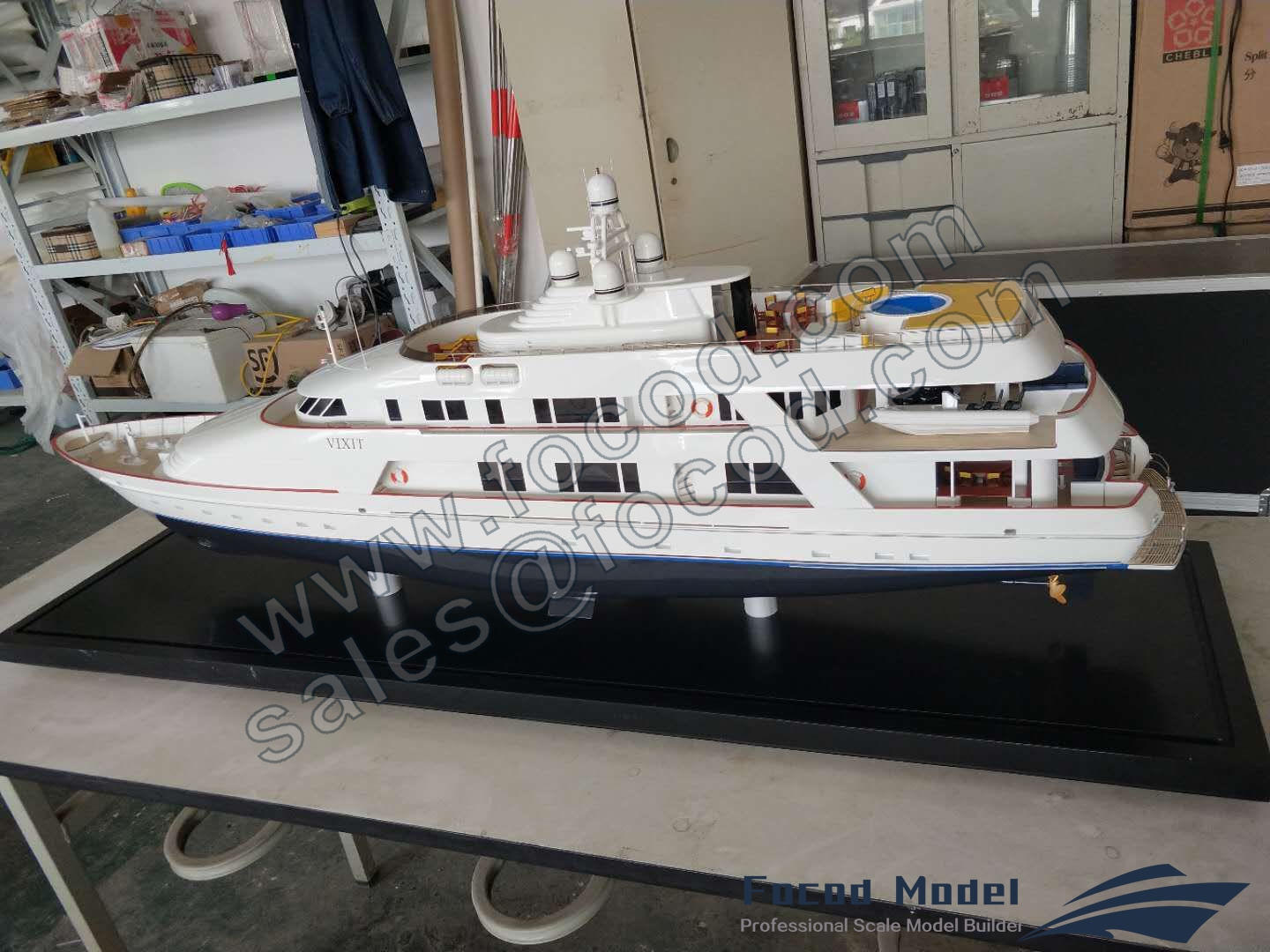 customized model of Swedeship megayacht (52.75m twin screw motoryacht)
